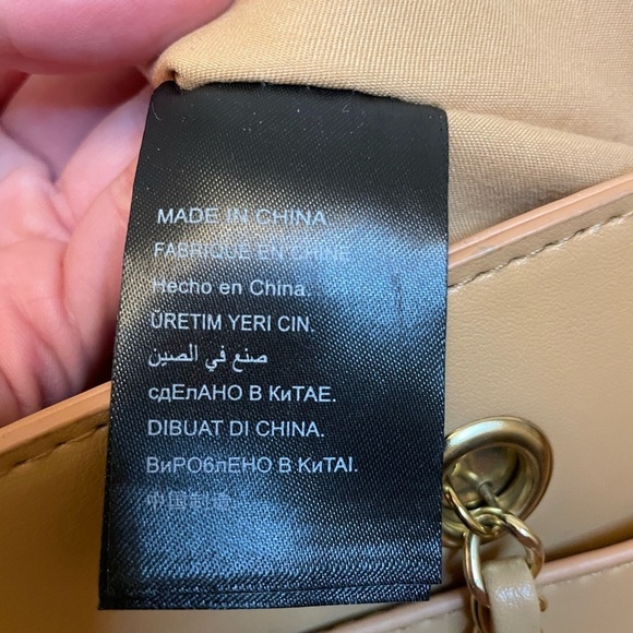 BEBE Los Angeles Large Tan Purse - Picture 10 of 12